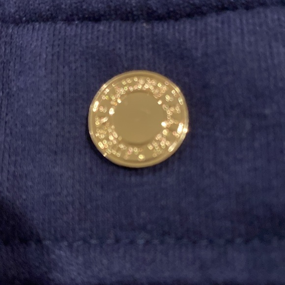 Lauren Ralph Lauren knit zip up jacket Gold details size P/M - Picture 12 of 12